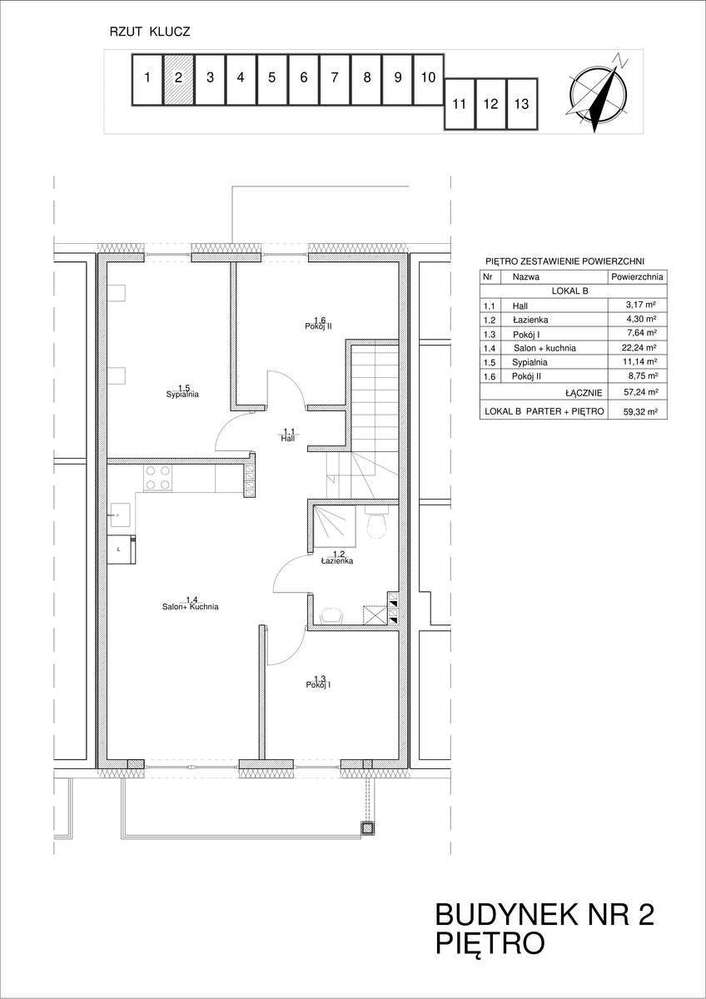 4-pokojowe mieszkanie (59,80 m²)–ASCANA PARK 2 - Pełny obrazek: 4/10
