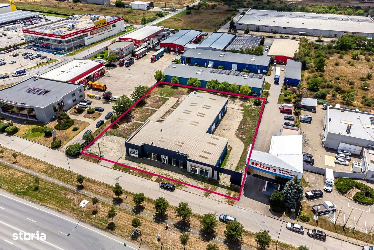 Reprezentanță auto de vânzare – Arad, Zona Industrială Micalaca Est - Imagine principală: 1/18