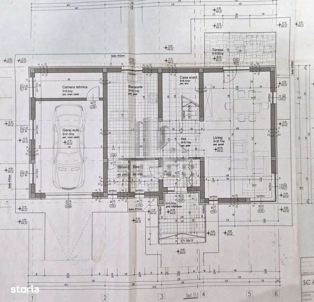 Casa individuala cu teren de 693 mp/CF. - Imagine principală: 5/7