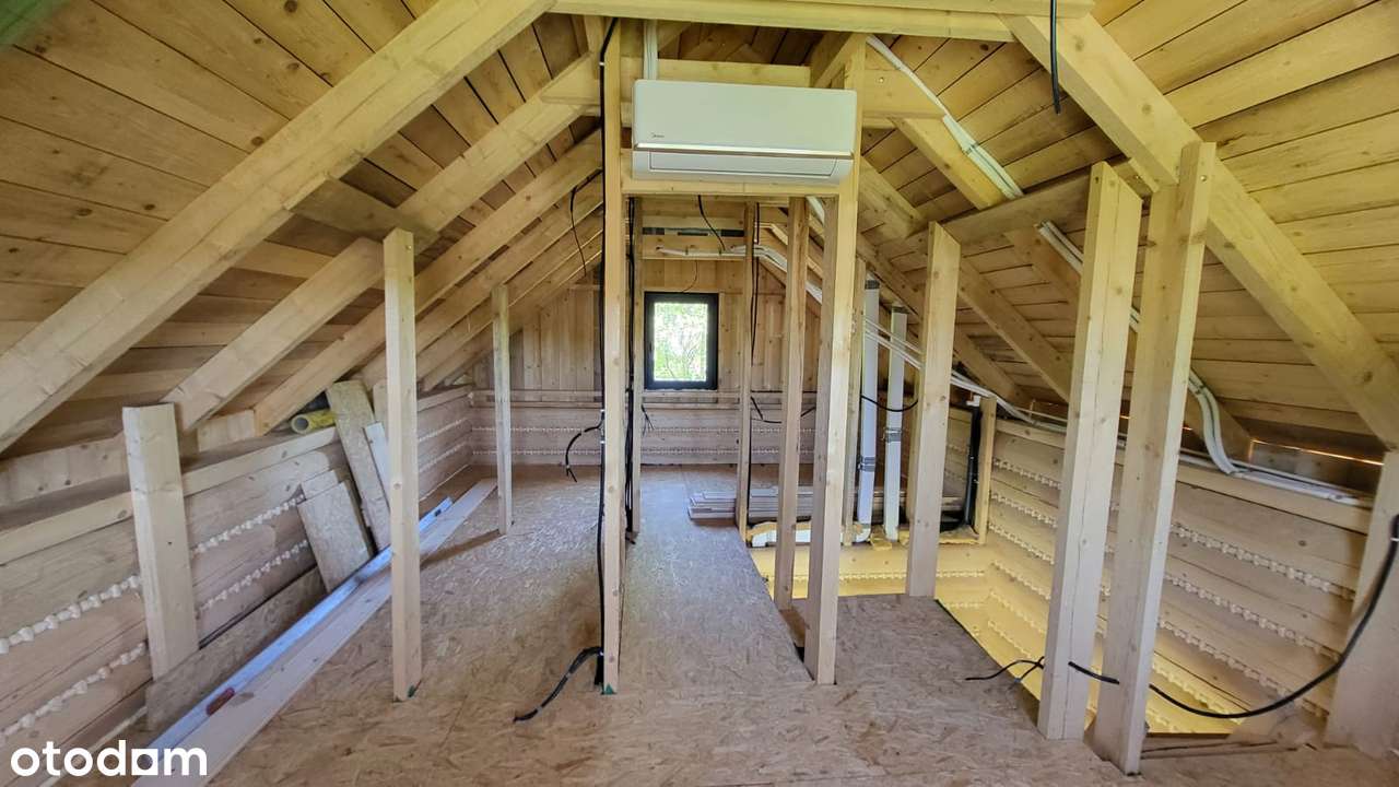 Dom z bali drewnianych z widokiem na Złoty Groń – Istebna-14