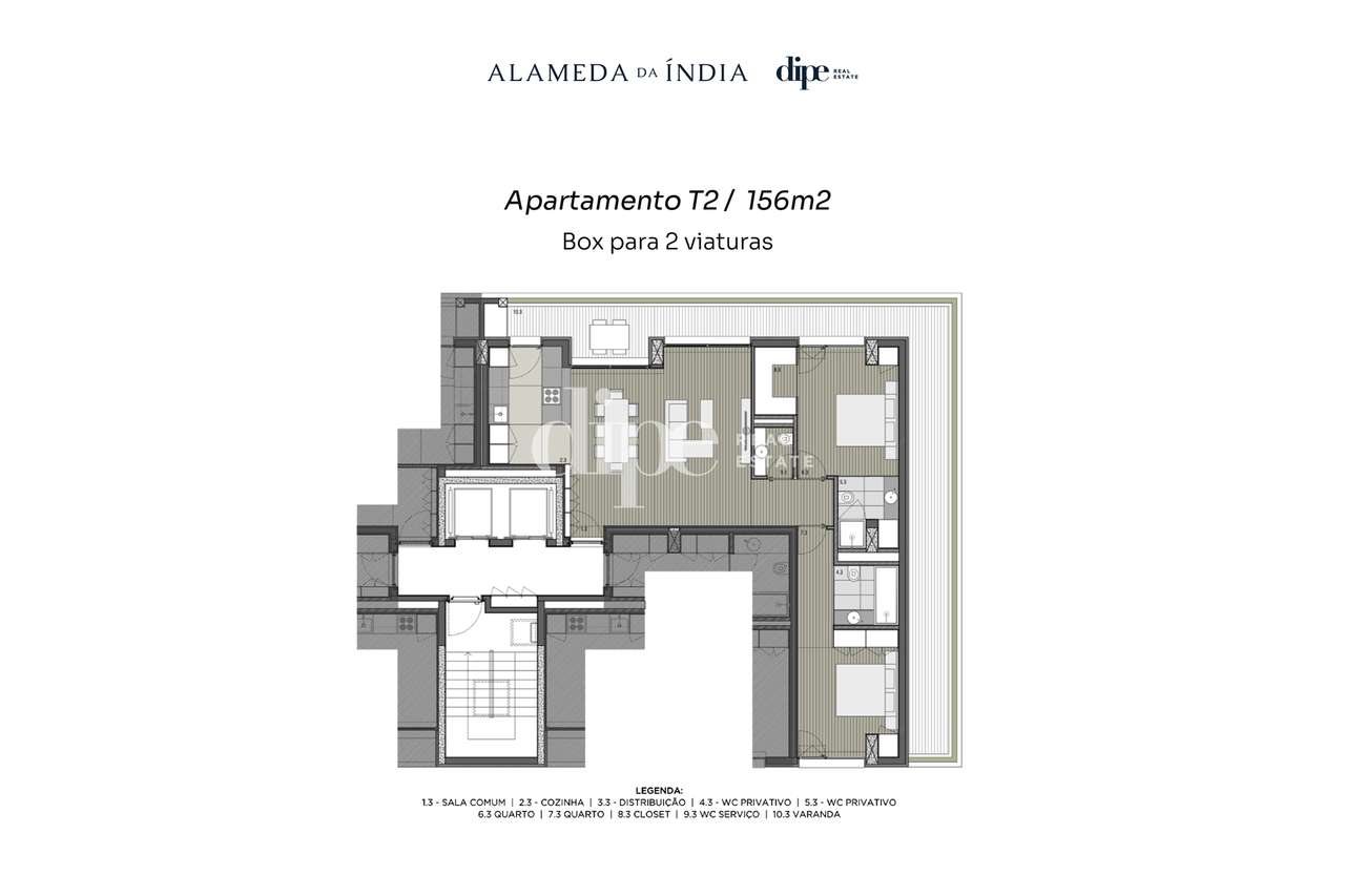 Apartamento T2 novo no centro da cidade-20