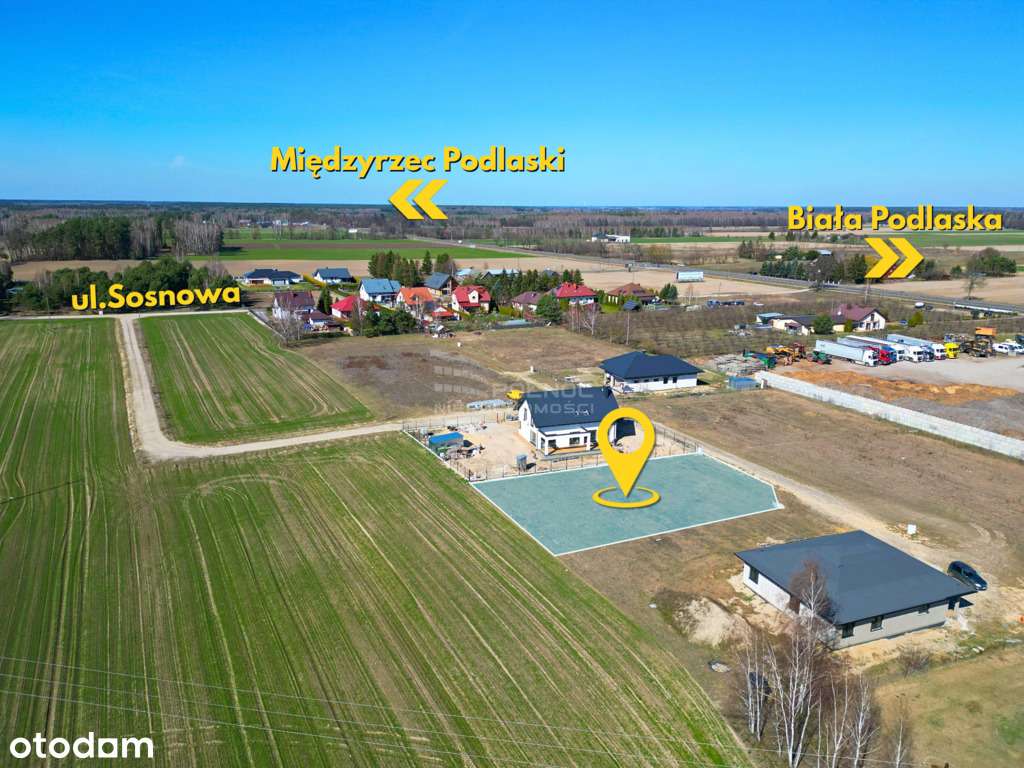 Działka budowlana 1039 m² z prądem i WZ - Pełny obrazek: 4/6