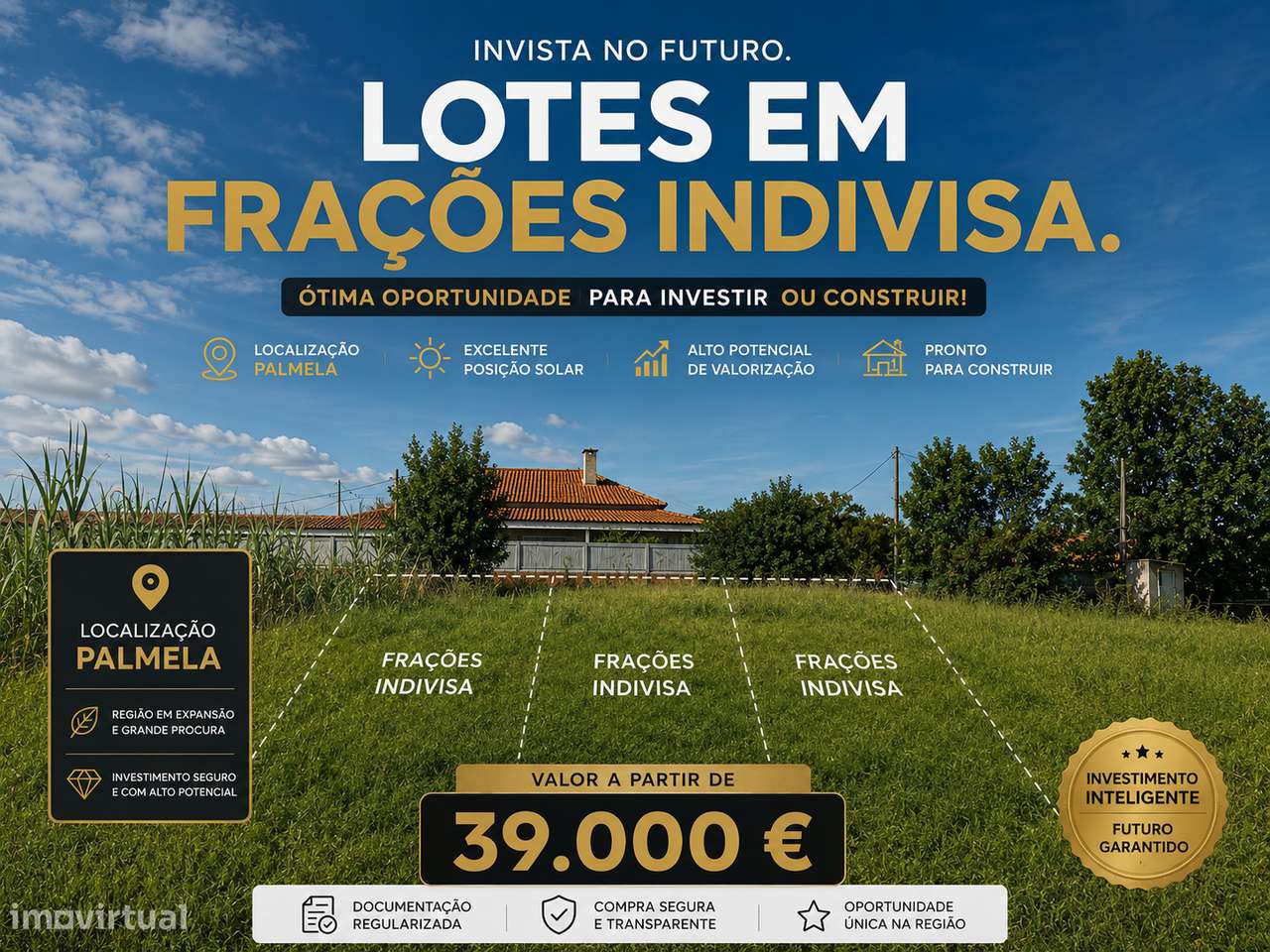 Terreno Palmela- a partir de 39.000€ Frações/Indivisa   área urbana-0