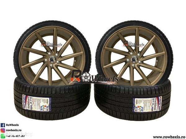 Jante Bmw R20 Model VOSSEN GOLD Anvelope vara sau iarna noi F10 F11 F12 F01 GT. - 5