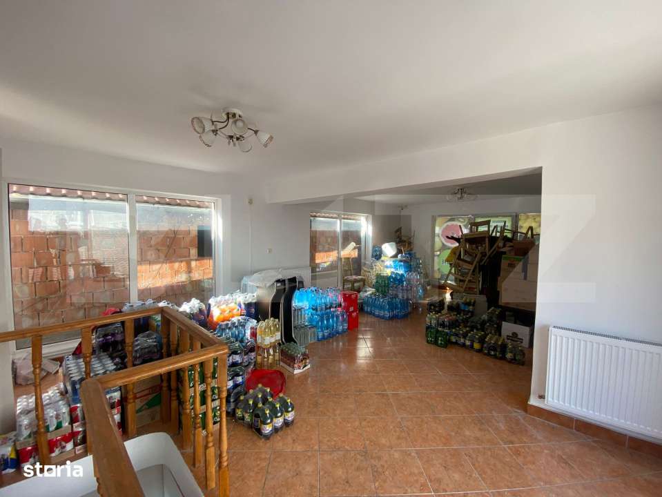 Spatiu comercial 2 corpuri, curte 500 mp si terasa 220 mp – zona Gar - Imagine principală: 4/5