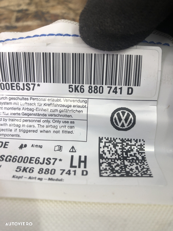 Airbag cortina stanga VW Golf 6 - 2