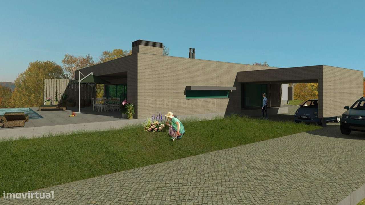 Terreno para construção com projeto de moradia térrea aprovado - Grande imagem: 2/9