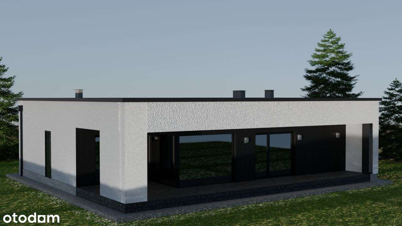 Piękny nowoczesny dom z płaskim dachem!!! II ETAP-9
