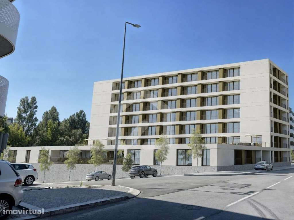 Apartamento T2 com terraço, no Parque Sinçães-6