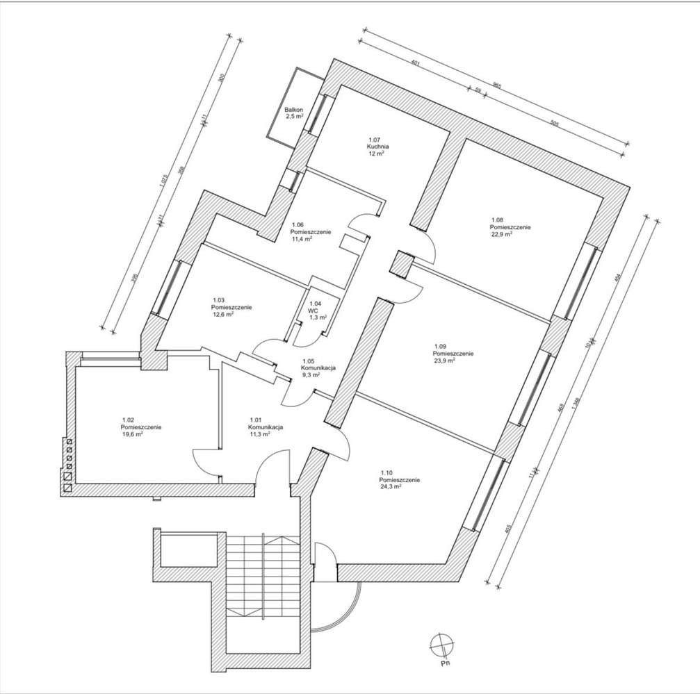 Apartament 5 pok, centrum, plac Andrzeja, gotowy do  zamieszkania-19