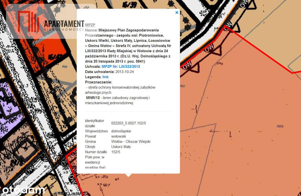 Działka inwestycjna/Uskorz Mały - Pełny obrazek: 5/8