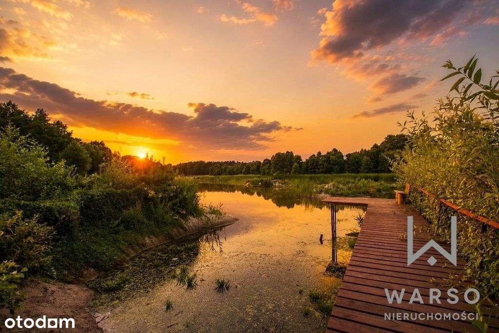 Dom na działce z dostępem do jeziora Klucz