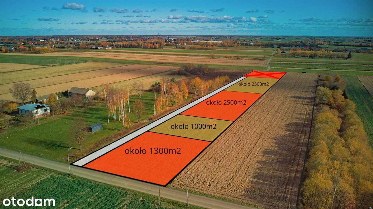 Ciecierzyn - Działki budowlane w spokojnej okolic - Pełny obrazek: 1/6