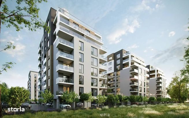 Straulesti, 3 camere, 99mp, vedere lac, finisat complet, 2 terase-2