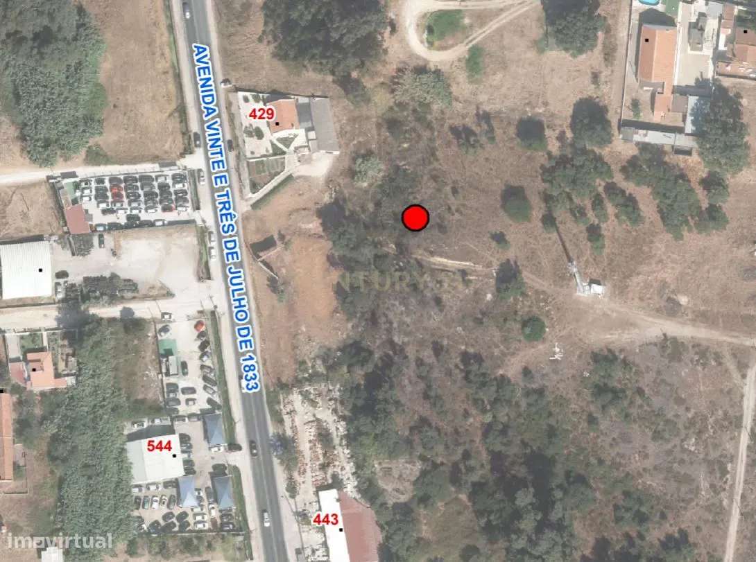 Terreno Rústico 5.644m2 na Estrada Nacional 378 em Fernão Ferro - Grande imagem: 1/3