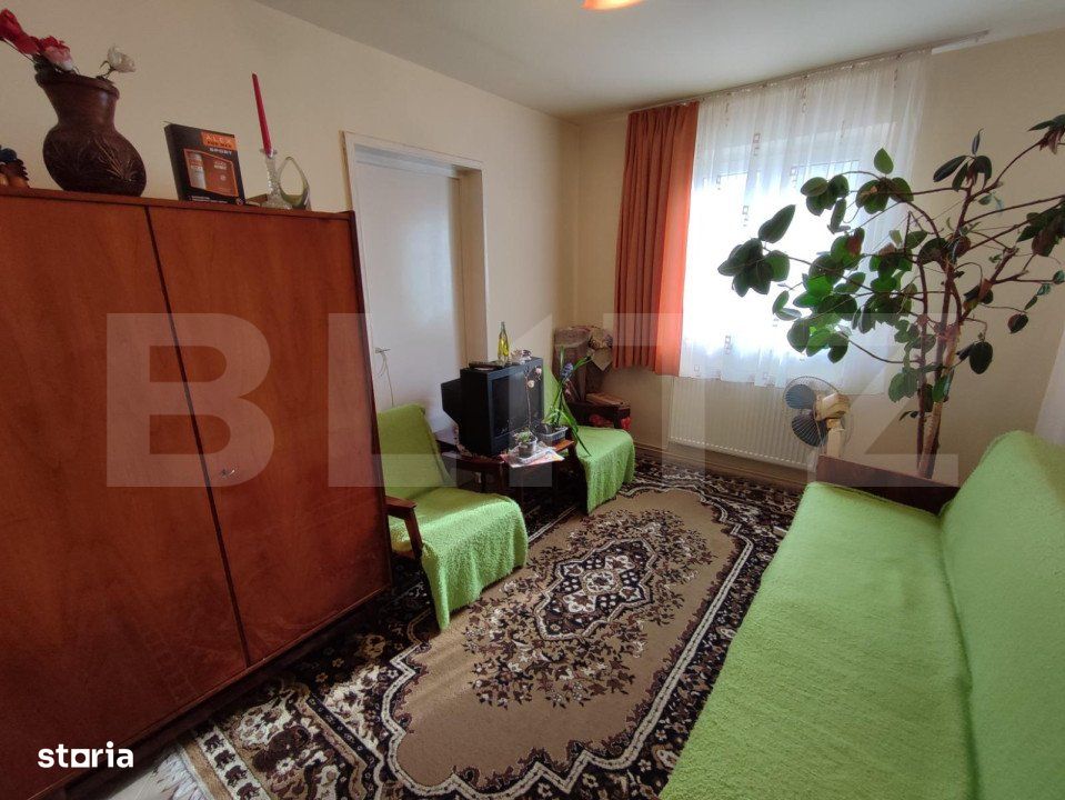 Apartament de 3 camere, 55 mp, ideal pentru o familie, zona Dambu