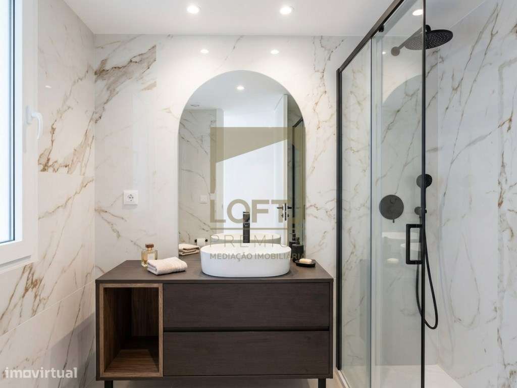 Apartamento T1 com 2 Frentes , Terraço, Totalmente Mobilado e Equip...-11