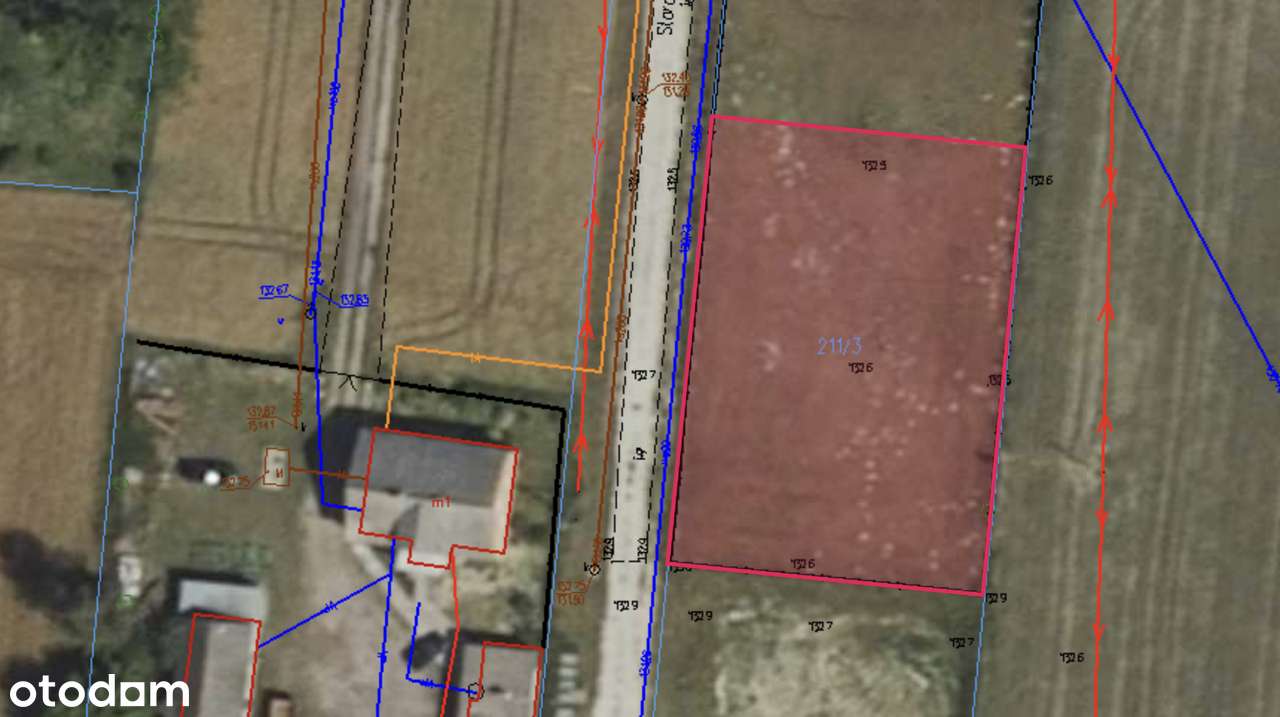 Działka, 1 124 m², Lelice-4