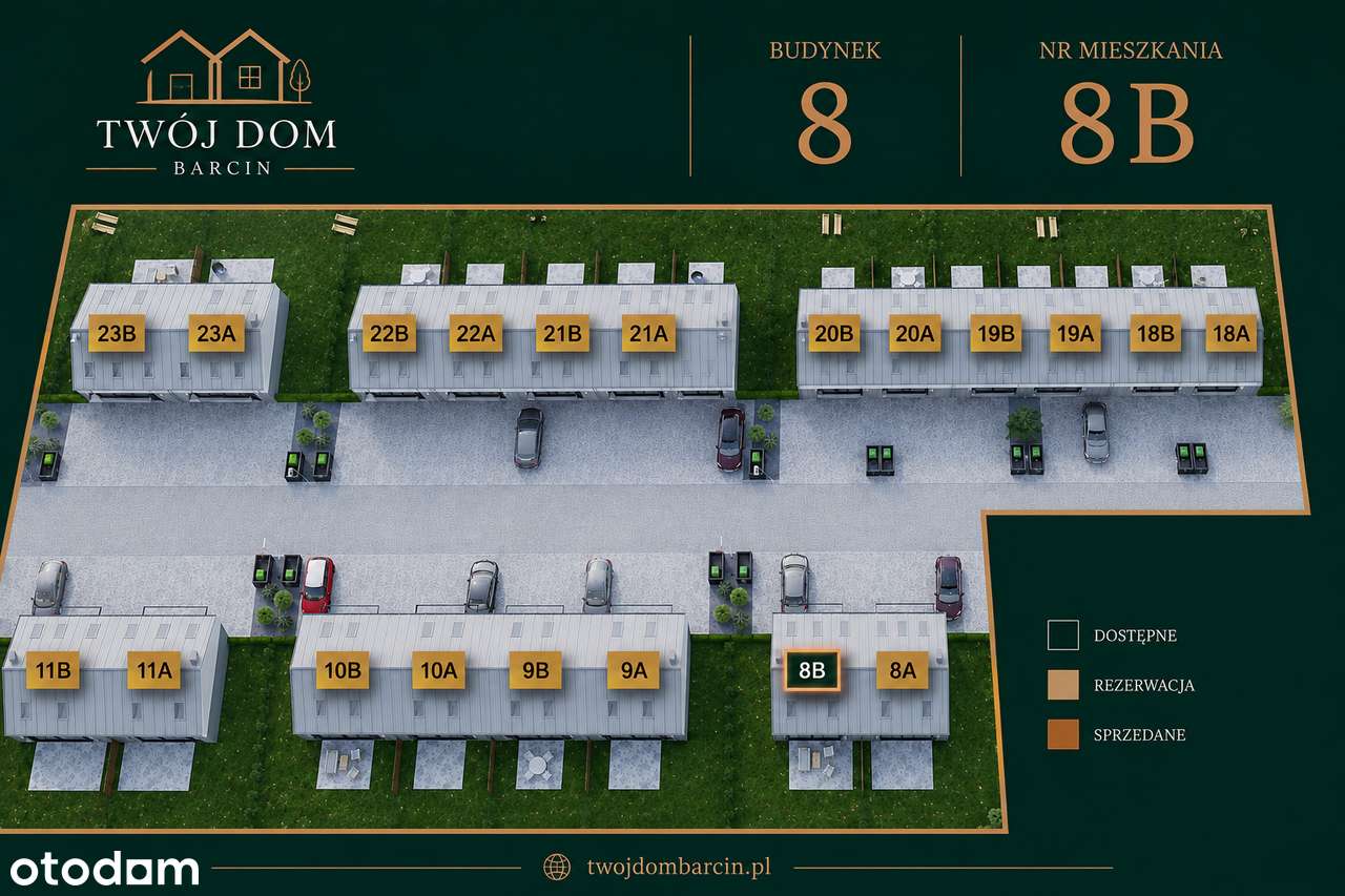 Jak dom, tylko wygodniej – 4 pokoje, ogród i 2 miejsca postojowe, 8B