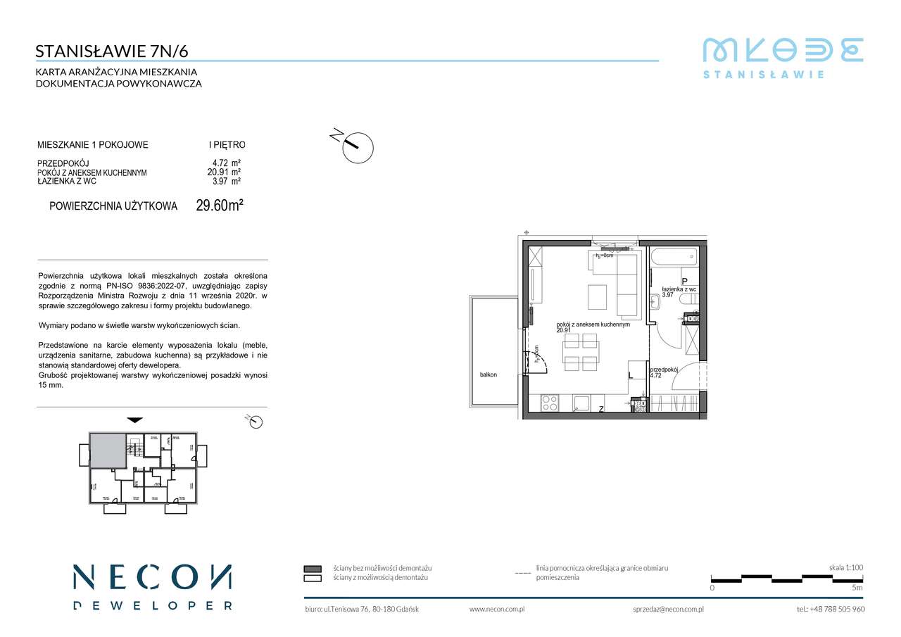 1-pokojowe GOTOWE DO ODBIORU Młode Stanisławie B13_6 - Pełny obrazek: 3/8