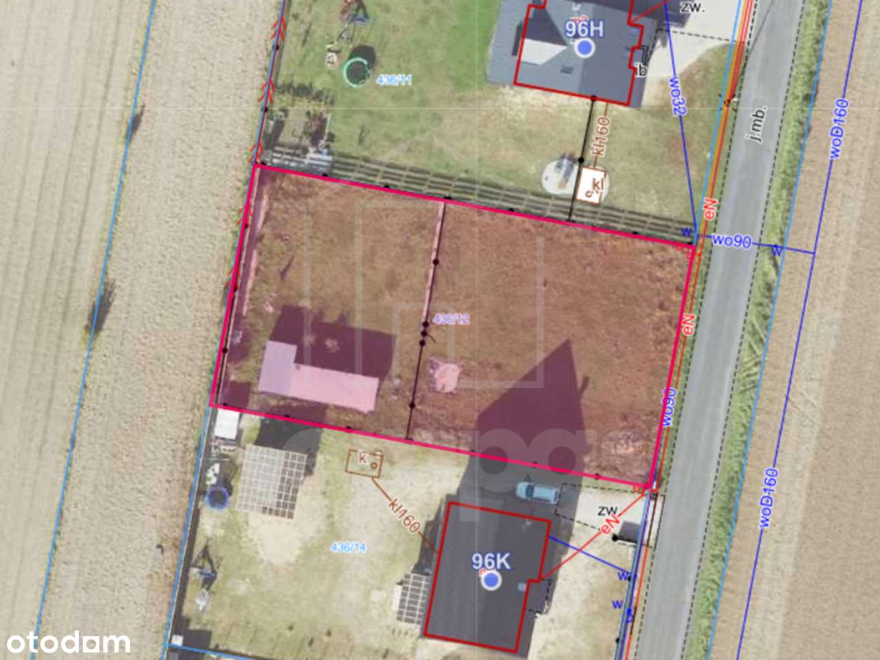 Działka budowlana 12 ar – Wodziczna, gm. Trzcinica | Uzbrojona, z WZ - Pełny obrazek: 4/7