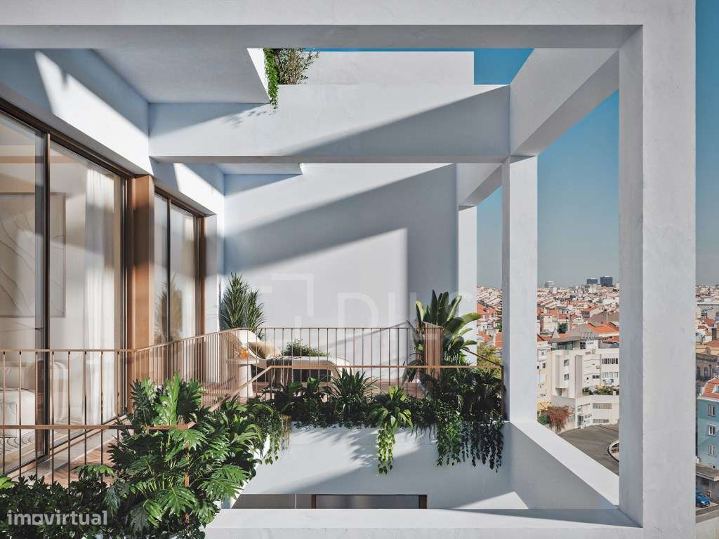 Apartamento T4 duplex com 2 terraços, na Graça, Lisboa - Grande imagem: 5/32