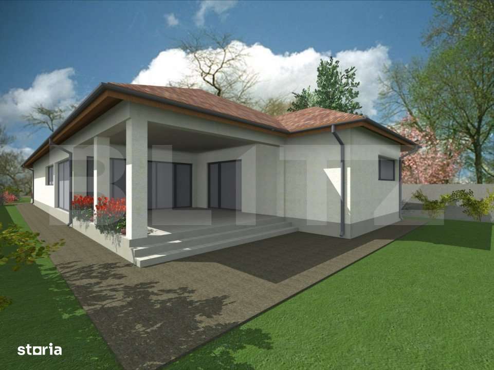 Casa plan parter 250mp utili, 1024mp teren, Pielesti - Imagine principală: 4/15