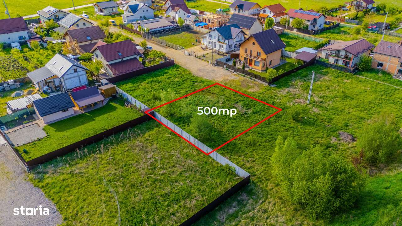Teren 500mp Bod / Strada Lalelelor - Imagine principală: 5/12