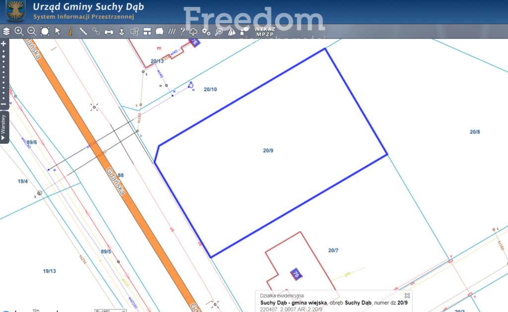 Działka rzemieślniczo – usługowo - budowlana - Pełny obrazek: 5/20
