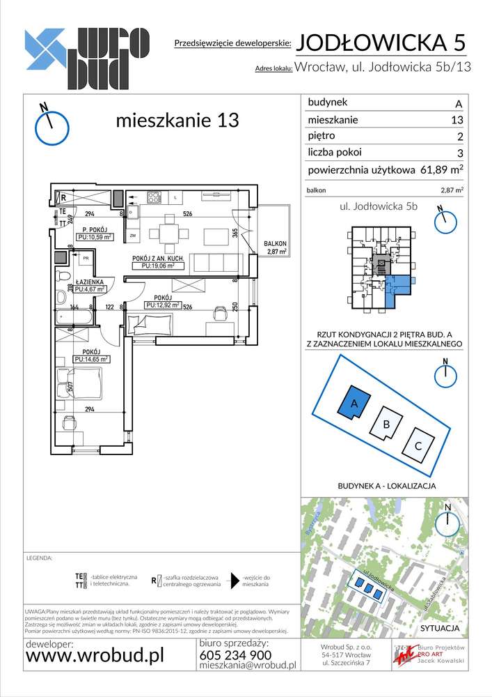Jodłowicka 5 | mieszkanie A-13 - Pełny obrazek: 2/7
