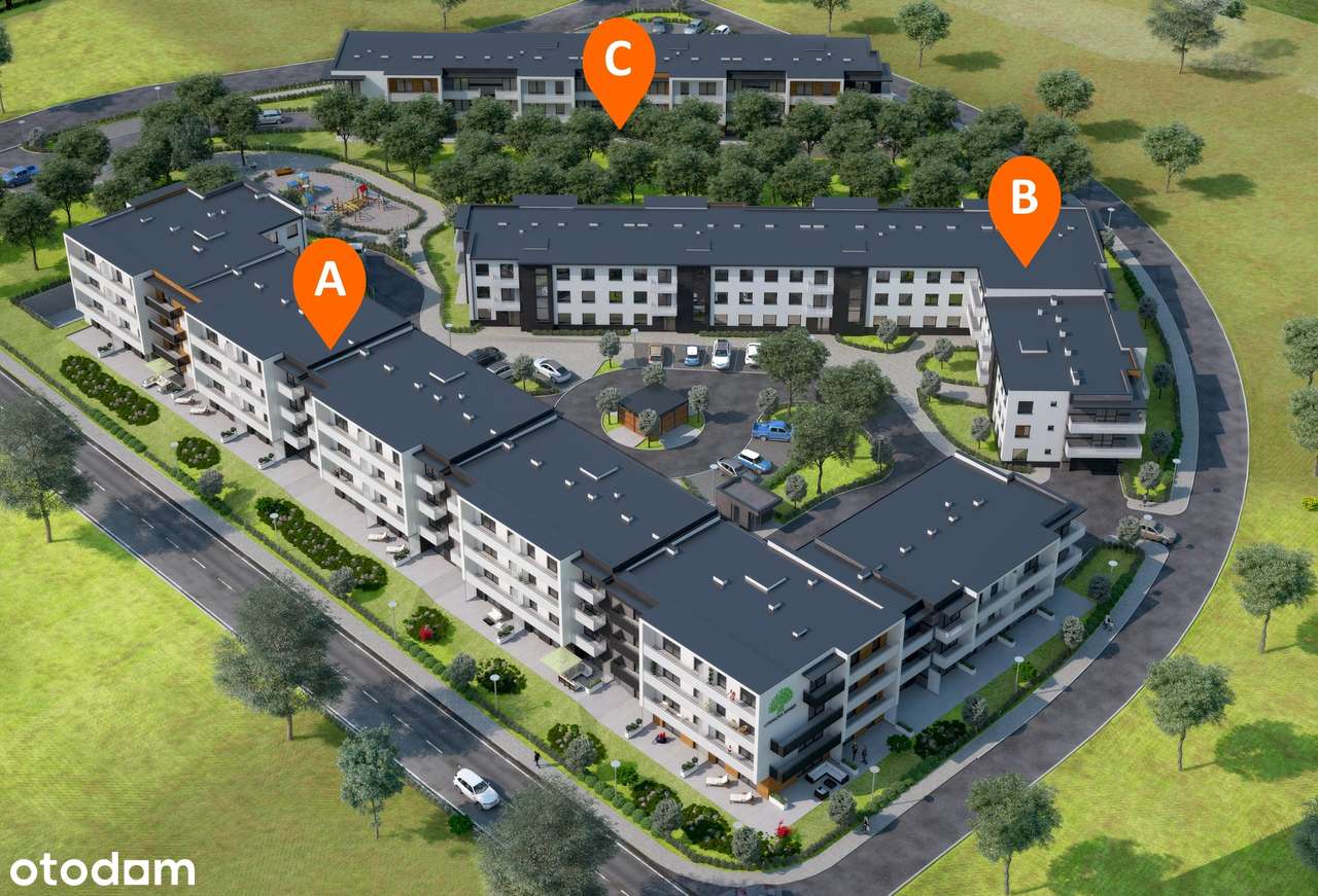 Literacka Skwer A | M12, 68,96 m² na 2. piętrze - Pełny obrazek: 2/4