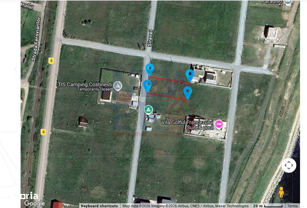 Teren de vanzare 950 mp - zona Golful francez - Costinesti-2