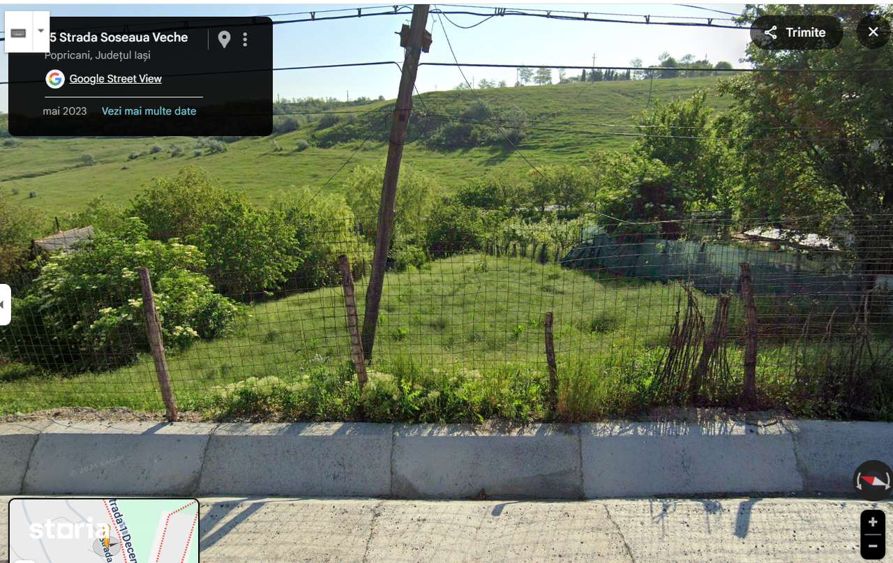 Teren 660 mp intravilan Popricani,asfalt - Imagine principală: 2/3