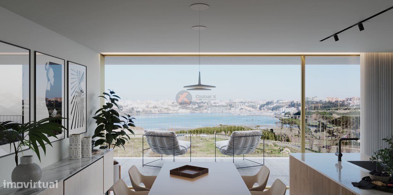 Apartamento de Luxo em Construção na Foz do Douro com Vista Mar - T3