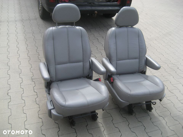 ford windstar 99-03r 3,0 benzyna v6 siedzenie fotele skóa jasna 3rzędy - 12
