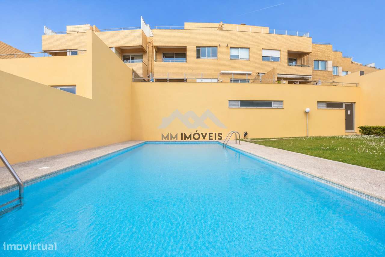 T3 Lavra | 1 min da Praia | Vista Mar | Terraço | Piscina-41