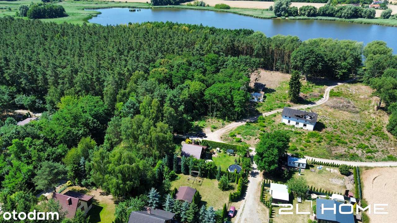 REZERWACJA | KLIMATYCZNA działka z domkiem NAD JEZIOREM - Pełny obrazek: 5/16