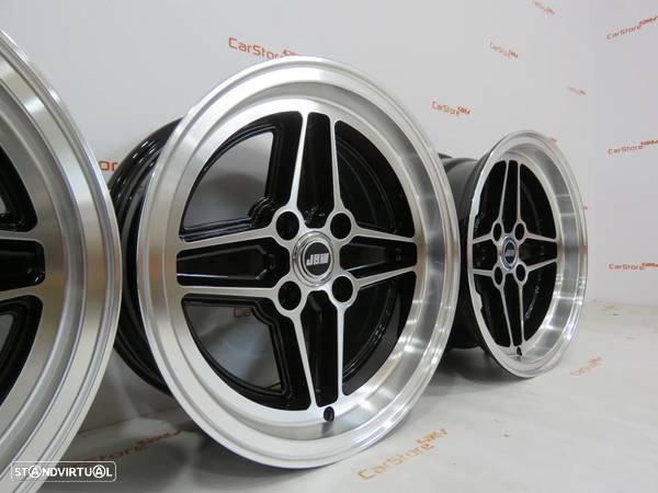 Jantes JBW RS4 Ford 15" x 7 et 5 4x108 Pretas - 5