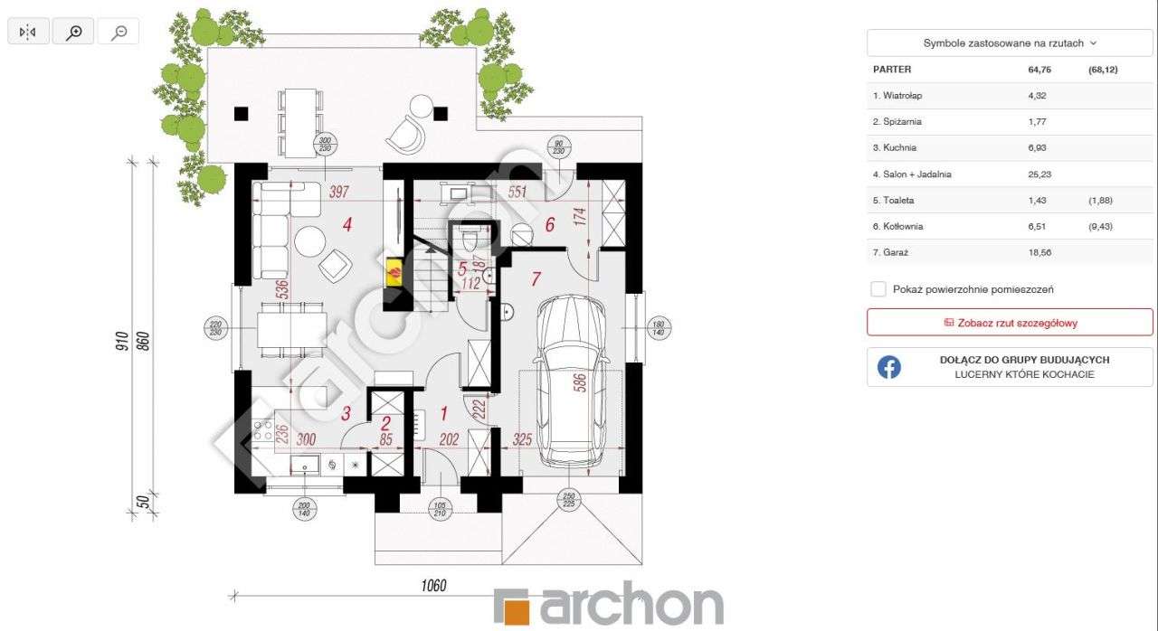 Dom w Lucernie 8 Dąbrówka Rzezawa Bochnia Brzesko-3