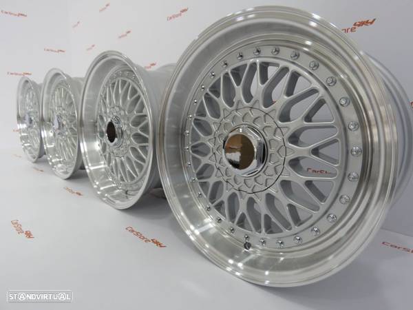Jantes Look BBS RS 17 x 7.5 + 8.5 et20 4x100+108 Silver - 6