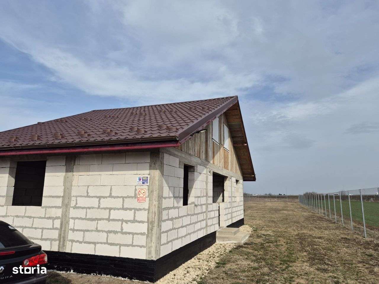 Caciulati, vanzare casa 3 camere la rosu, teren 500mp.-6