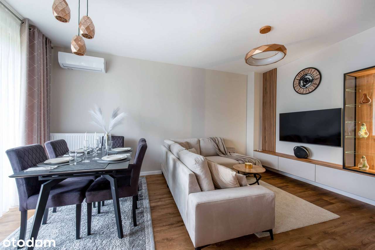 Nowe, wykończone 3 pok. o pow. 61 m2, + loggia, miasteczko Wilanów.-3