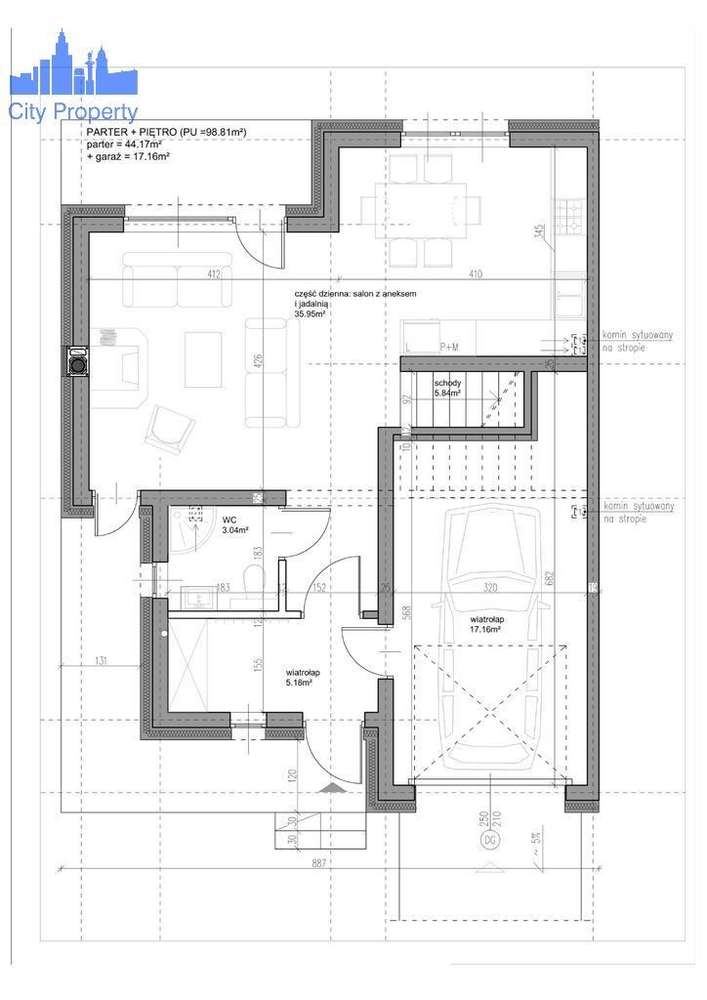 Bliźniak 122 m2 ,garaż -ogród 340 m2-11