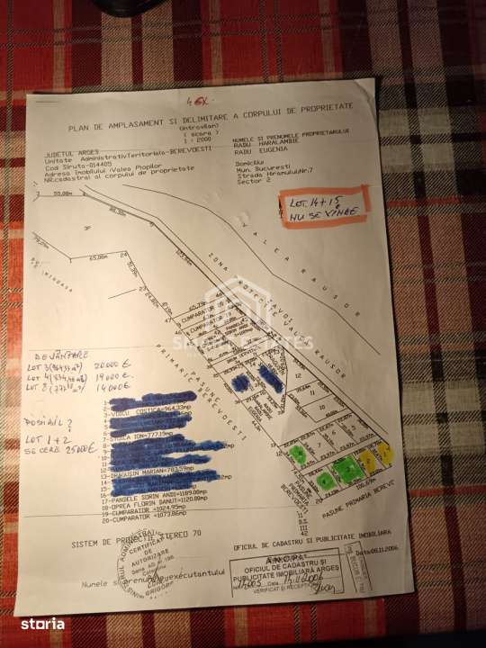 Berevoesti - Jud. Arges - Teren Intravilan 14.400 mp - Comision 0% - Imagine principală: 2/2