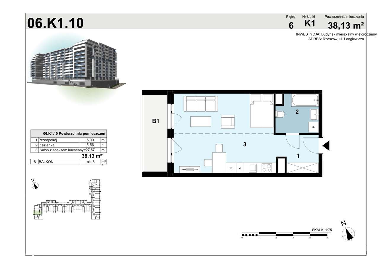 Nowe 2 pok Mieszkanie 38m2-Blisko Centrum-Prywatnie-Idealne na Wynajem - Pełny obrazek: 2/18