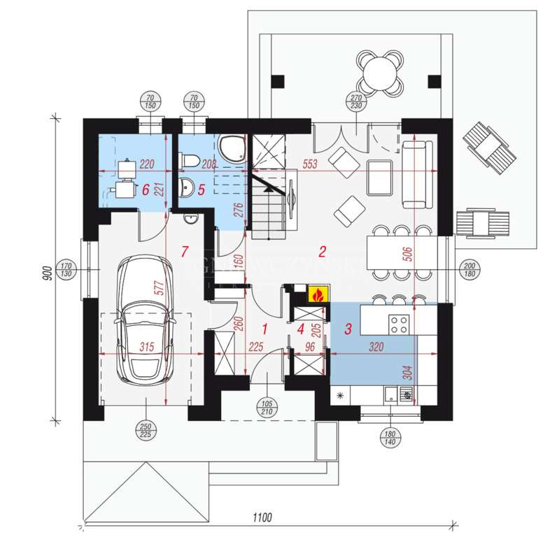 Dom w stanie surowym obok Nysy - Pełny obrazek: 5/6