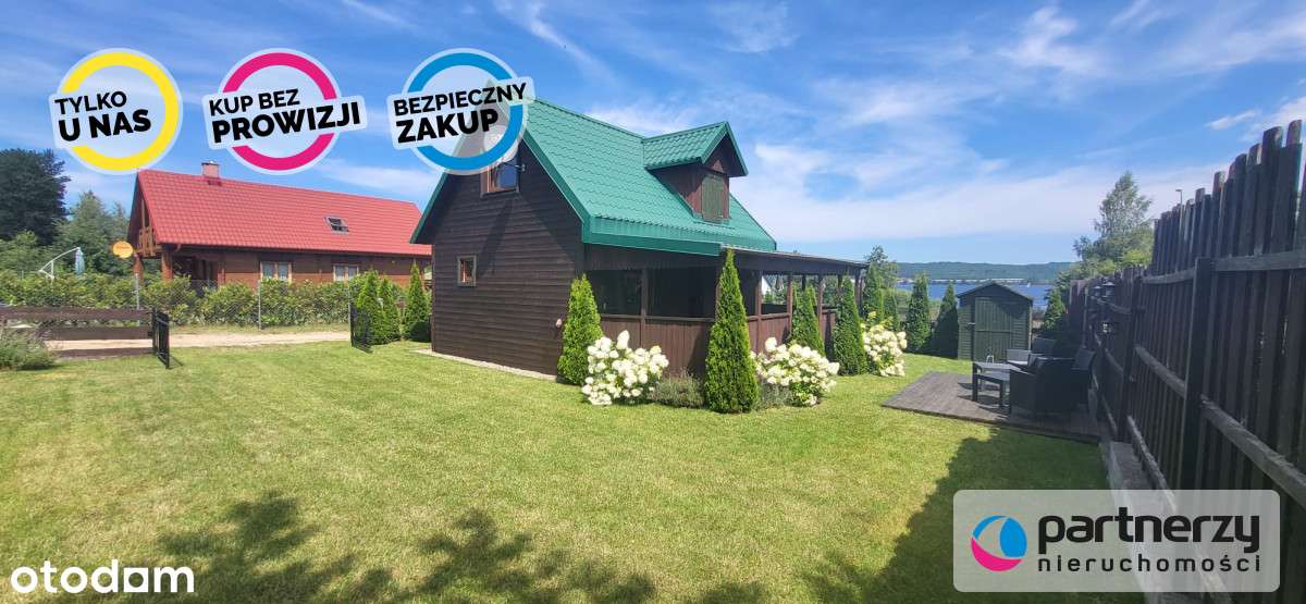 Domek nad jeziorem Żarnowieckim