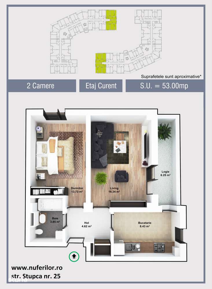 Apartament Militari, zona Lidl Uverturii, 1 km metru Gorjului, parcare optional