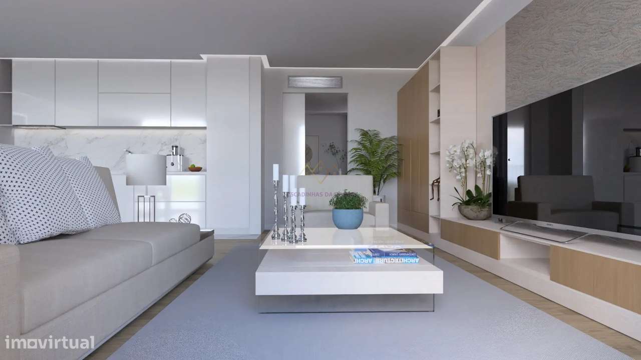 Apartamento T2 Moderno com Grande Varanda e 2 Lugares de Garagem – Por - Grande imagem: 4/29