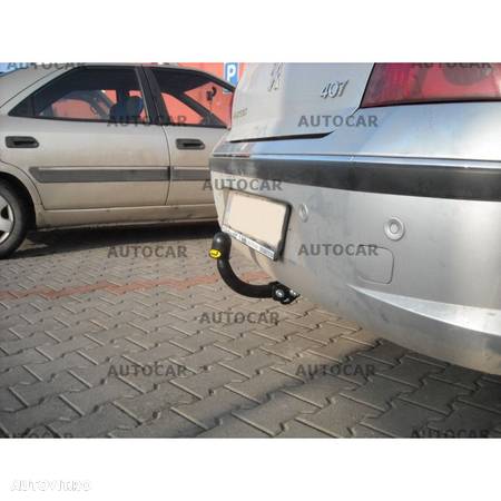 Carlig de remorcare pentru Peugeot 407 - 4usi. - sistem semidemontabil -cu suruburi -  din 2004 pana 2008 - 7